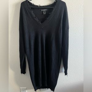 Forever 21 Black Sweater Dress Size S